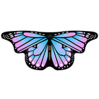 Halloween Kids Butterfly Costume Mask Cloak Children's Butterfly Elf Angel Wings Christmas Stage Cosplay Performance Costumes