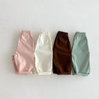Children's Pants Baby Boys Pants Spring Summer Toddler Girls Legging Pocket Boy's Trousers Elastic Waist Casual Pants 0-6 Yrs