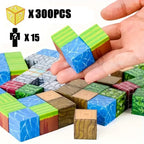 Magnetic Building Block Bricks Toy Mine Stacking World Creative Build Model DIY Set Educational STEM Kids Gifts for Boy Girls