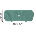Kitchen Faucet Splash Pad Silicone Sink Faucet Splash Guard Mat Sponge Drain Pad Countertop Protector for Kitchen Bath Gadgets