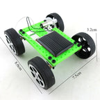 Creative Puzzle Science Lab Educational Model Toy DIY Solar Car Flatbed DIY Assembly Kit Parent-child Interactive Birthday Gift