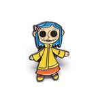 Horror Animated Films Doll Enamel Pins Cartoon Character Role Brooch Lapel Badge Punk Halloween Jewelry Gift for Friend