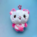 Kpop NTC WISH Sakuya RIKU YUSHI Tea Cat Doll Plush Dog Keychain NTCWISH Cartoon Keychain Bag Pendant Keychain Fans Collect Gif