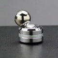 Adult Desktop Stress Relief Metal Fidget Toy Decompression Hypnosis Rotary Gyro Fingertip Toy Kinetic Round Spinner Kids Gift