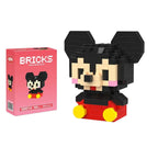 Disney Stitch Building Blocks Anime Kawaii Cartoon mini Action Children's Figures Blocks Bricks Assemble DIY Toys Gift for Kids