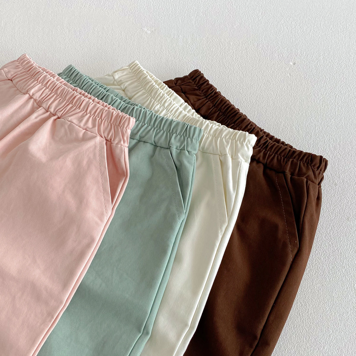 Children's Pants Baby Boys Pants Spring Summer Toddler Girls Legging Pocket Boy's Trousers Elastic Waist Casual Pants 0-6 Yrs