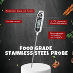 Kitchen Thermometer for Cooking Digital Temperature MeasuringTool for Meat Electronic Food Thermometer LCD Display Food