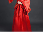 Ancient Chinese Dress Girls Children Kimono Traditional Ethnic Fan Students Chorus Dance Costume Japanese Yukata Kimono Style