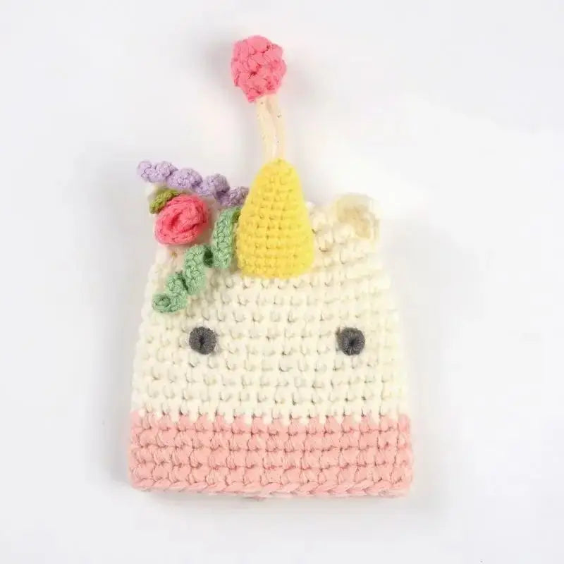 Cute Crochet Cactus Keychain For Keys Storage Bag Keyring Knitting Ladybug Bag Keyrings Wholesale Custom Car Keychain Accessory