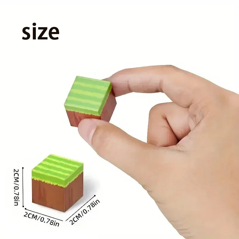 Magnetic Building Block Bricks Toy Mine Stacking World Creative Build Model DIY Set Educational STEM Kids Gifts for Boy Girls
