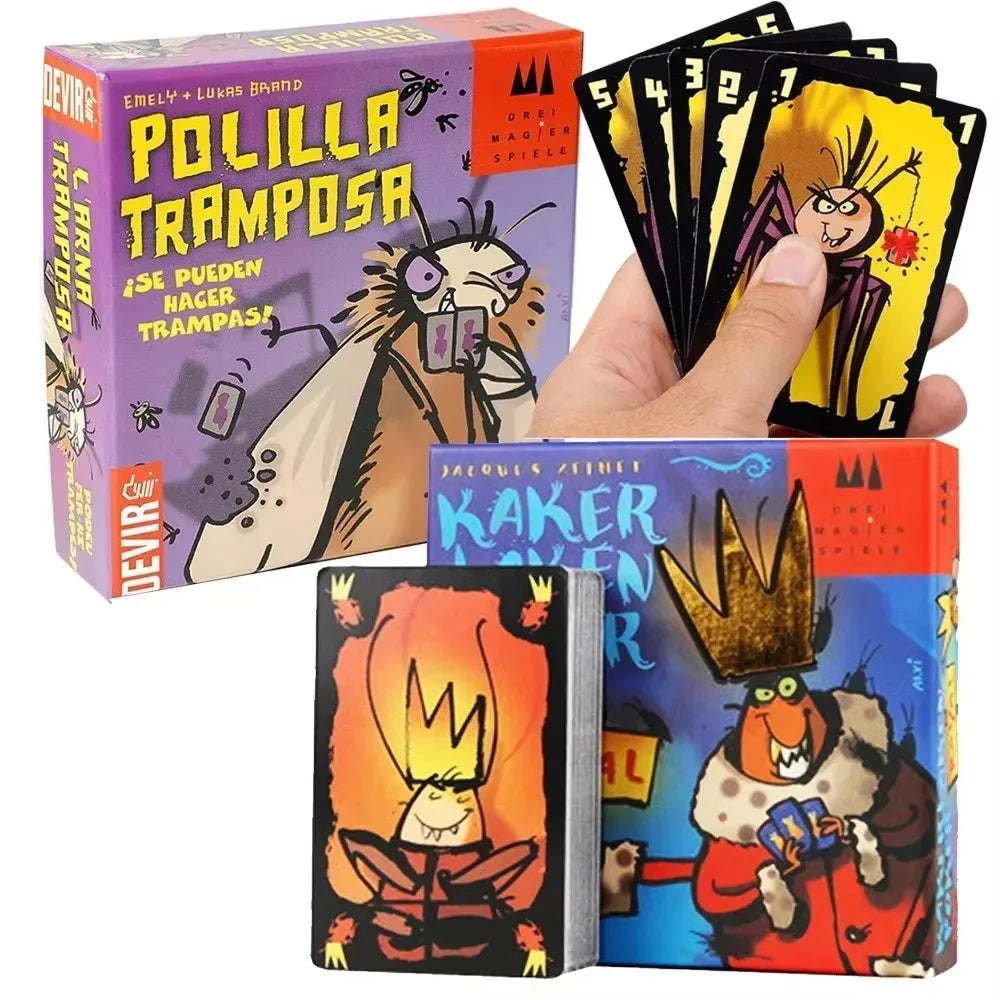 Mogel Motte Polilla Tramposa Card Game Devir-Game Cheating Moth /Royal Xiaoqiang Cheating Moth