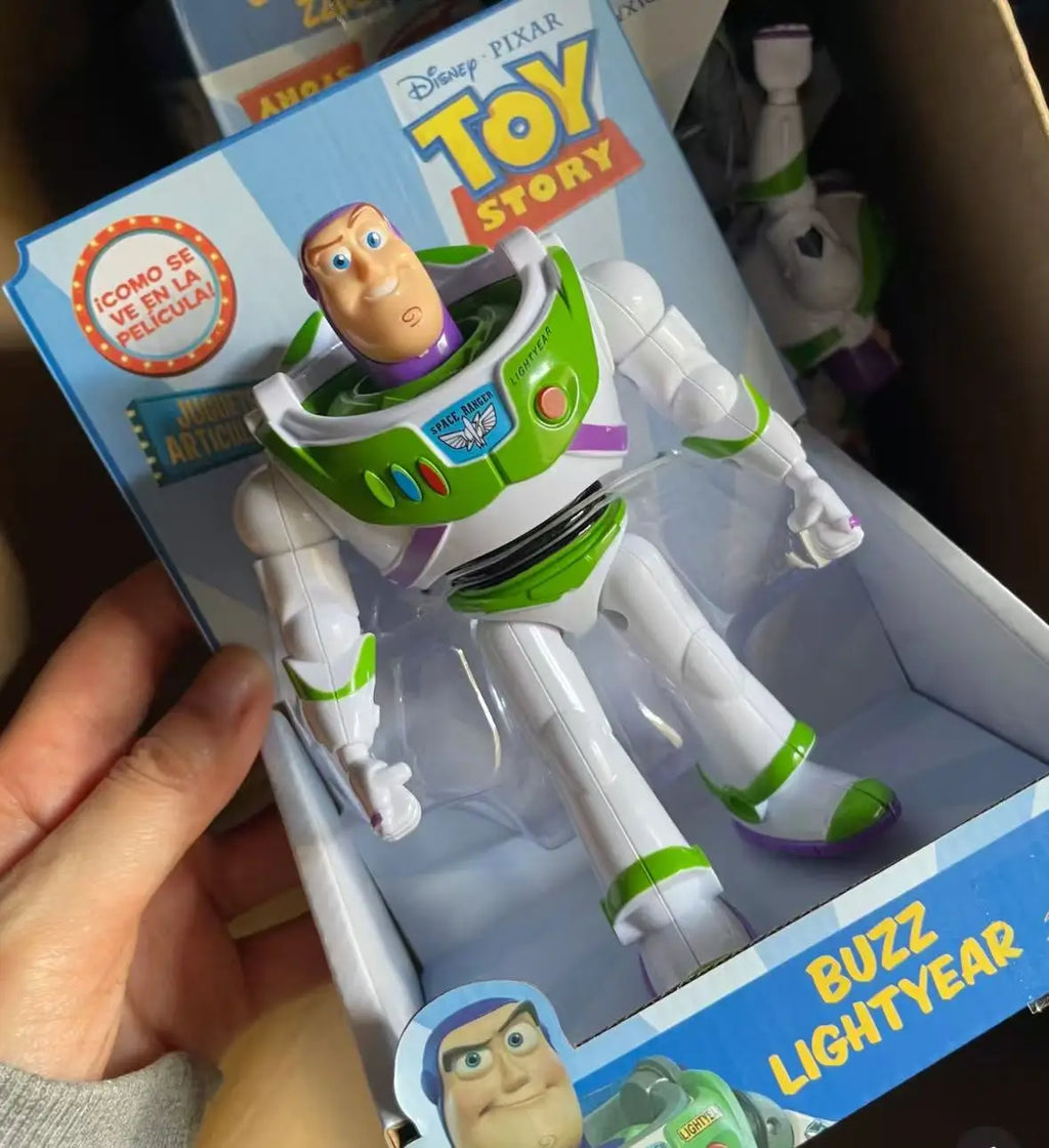 Cartoon Toy Story 3 Buzz Lightyear Woody Anime Figure Desktop Toy Model Ornament Children Doll Collectibles Surprise Holidaygift