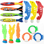 Diving Toys Breath Closure Training Water Underwater Toy Set Children's Swimming Pool Treasure Hunt Water Ring Diamond Kids Toys