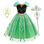 Girl Vestidos Costume Kid Dress Halloween Cosplay Children Birthday Carnival Party Dress Up 2-10 Year