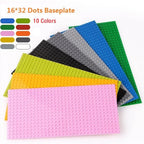 Baseplates 32x32 16x32 Dots Classic Base Plates MOC Bricks City Dimensions Building Blocks Figures Construction Toys