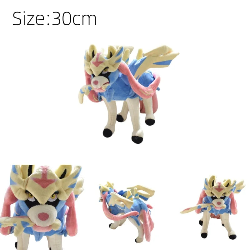 New Pokemon Plush Toys Garchomp Groudon Primal Charizard Vulpix Koraidon Miraidon Gyarados Soft Stuffed Animals Toys Kids Gifts