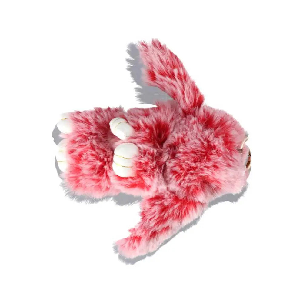 Pendant Plush Toy Bags Pendant Jewelry Ornament Fluffy Toy Doll Plush Bunny Keyring Plush Bunny Keychain Rabbit Fur Keychain