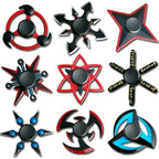 Creative Fidget Spinner Tri Spinner Zinc Alloy Ninja Shuriken Sharingan Hand Spinner Finger Stress Reliever Toys Gifts