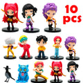 Anime Q Version Figurine Set – 10pcs Mini Collectible Toys