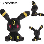 Black Pokemon Stuffed Toys Pikachu Umbreon Psyduck Snorlax Mew Rayquaza Charizard Greninja Darkrai Rillaboom Plush Soft Toy