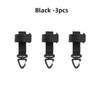 1/3/5pcs Outdoor Keychain Tactical Gear Clip Keeper Pouch Belt Keychain Webbing Gloves Rope Holder Military Molle Hook