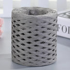 200M Raffia paper rope Straw Yarn For Knitting Crocheting Paper Threads DIY Handmade Summer Sunhat Beach Bag Freeshipping