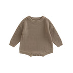 0-2Y Knitting Newborn Baby Girl Boy Spring Autumn Clothes Cute Long Sleeve Sweater Romper Jumpsuit Casual New born Outfits
