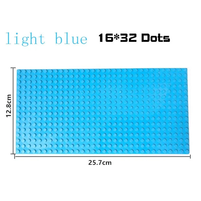 Baseplates 32x32 16x32 Dots Classic Base Plates MOC Bricks City Dimensions Building Blocks Figures Construction Toys
