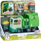 Bluey Heeler 4WD Family Toddler Toy Car, Pretend Play Toys, 4 Figures | Surfboards and sticker sheet, Bluey toy playset for kids ages 3+, Bluey and Bingo toys