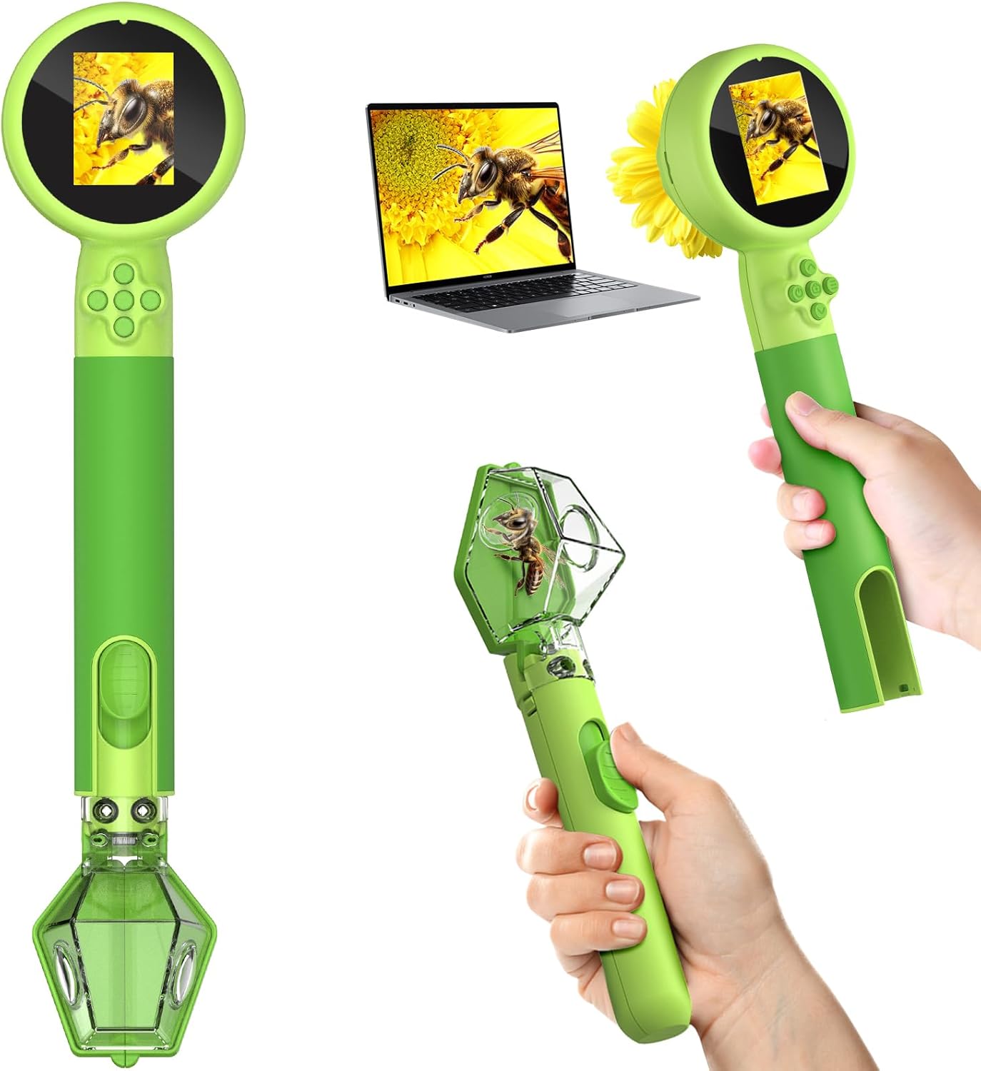 Bug Catcher for Kids, Insect Trap Kit with 6X Magnifier Glass - STEM Educational Exploration Tool for Indoor and Outdoor,Christmas Birthday Gifts Toys for Adults, Boys, and Girls