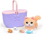 Little Live Pets Bunny Mama Surprise Toy Set, Hutch Interactive Animal Playset with 3 Surprise Babies, 20+ Sounds, Bunny Accessories for Girls Ages 3+ | 20+ sounds, deluxe hutch, 20+ care accessories, repeatable play, interactive pet toy for girls ages 3+
