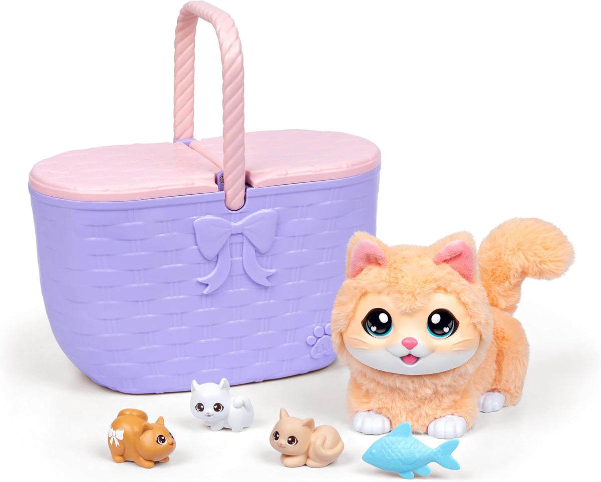 Little Live Pets Bunny Mama Surprise Toy Set, Hutch Interactive Animal Playset with 3 Surprise Babies, 20+ Sounds, Bunny Accessories for Girls Ages 3+ | 20+ sounds, deluxe hutch, 20+ care accessories, repeatable play, interactive pet toy for girls ages 3+