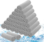 30Pack Cooling Towels for Neck and Face (40"x12"), Ice Microfiber Cooling Towels Bulk for Workout Chill Sweat Towels Cooling Neck Wraps for Gym Yoga Golf Running Sport