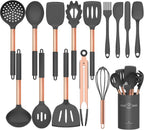 Stainless Steel Kitchen Cooking Utensil Set, Umite Chef 15 pcs Cooking Utensils - Nonstick Kitchen Utensils Cookware Set Spatula Set -Kitchen Gadgets Utensils Set, Kitchen Tools Gift