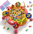 ORANGE OCEAN 66 PCS Magnetic Fishing Games for Kids Ages 4-8, Toddler Board Games for Kids 4-6 8-12, Toys for 3 4 5 6 Year Old Boys Girls, Ideas Birthday Gifts for Boys Girls 3-5 6-8