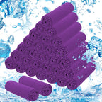 30Pack Cooling Towels for Neck and Face (40"x12"), Ice Microfiber Cooling Towels Bulk for Workout Chill Sweat Towels Cooling Neck Wraps for Gym Yoga Golf Running Sport
