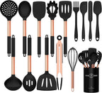 Stainless Steel Kitchen Cooking Utensil Set, Umite Chef 15 pcs Cooking Utensils - Nonstick Kitchen Utensils Cookware Set Spatula Set -Kitchen Gadgets Utensils Set, Kitchen Tools Gift