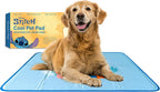 The Green Pet Shop Cool Pet Pad - Large, Blue - Self-Cooling, Pressure Activated Mat for Dogs & Cats from 46-80 lbs - Non-Toxic Gel, No Water Needed