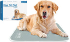 The Green Pet Shop Cool Pet Pad - Large, Blue - Self-Cooling, Pressure Activated Mat for Dogs & Cats from 46-80 lbs - Non-Toxic Gel, No Water Needed