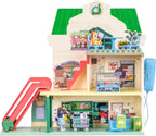 Bluey XL House Playset, Interactive Lights, Sounds & Dance Floor | 17in tall, 3 levels, 50+ phrases, spinning dance floor, 4 figures incl. Bluey & Bingo