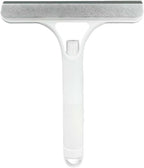 3 in 1 Window Cleaning Scraper,All-Purpose Spray Window Squeegee Cleaner Tool,for Glass Doors for Windows Glass, Mirrors Scraper, Brush